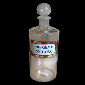 Victorian Inf: Gent: Co: Conc Apothecary Bottle