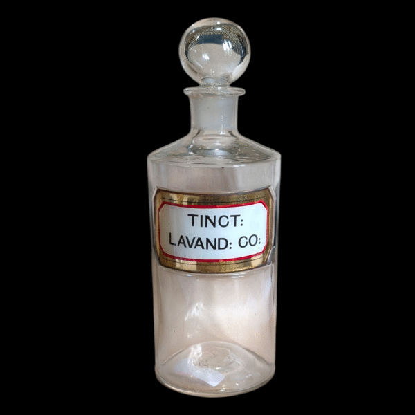 Victorian Tinct: Lavand: Co Apothecary Bottle