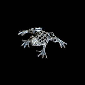 Lovely Little Sterling Silver Frog