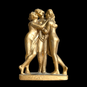 Three Graces Gilt Figure