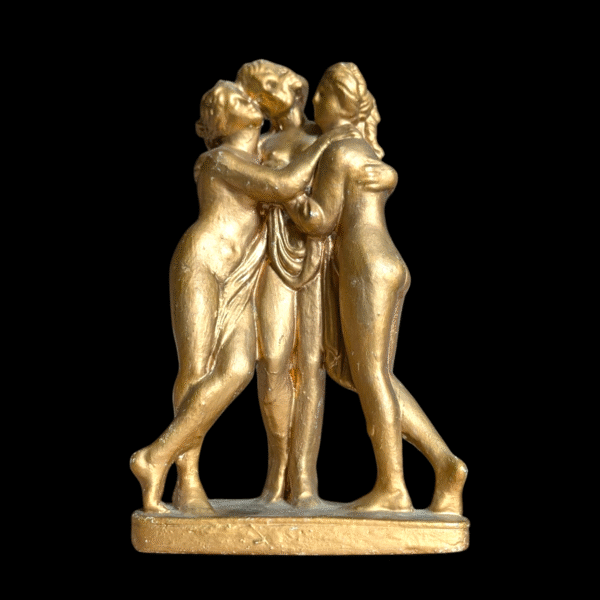 Three Graces Gilt Figure