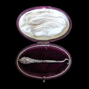 Sterling Silver British Crochet Hook