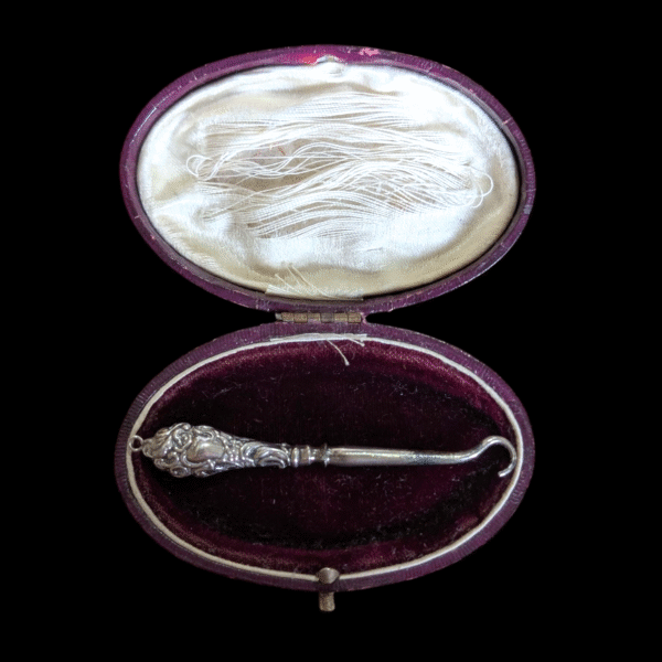 Sterling Silver British Crochet Hook
