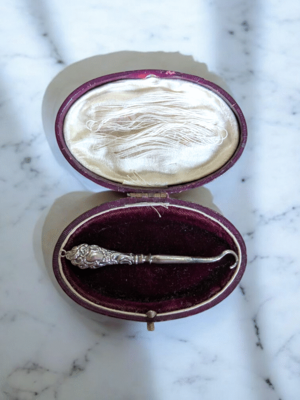 Sterling Silver British Crochet Hook - Image 2