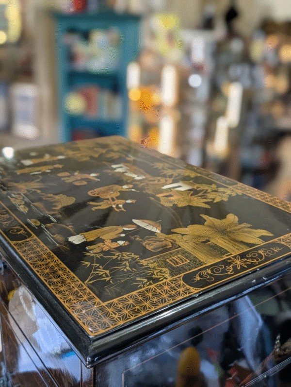 Oriental Lacquered Cabinet - Image 2