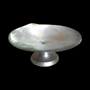 19th Century French Mother Of Pearl Country Casino Dish
