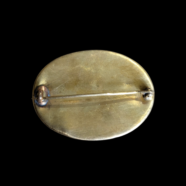 Mid 20th Century Hand Decorated Enamel Brooch - Image 2