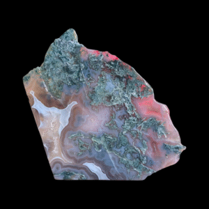 Polished Moss Agate Slice