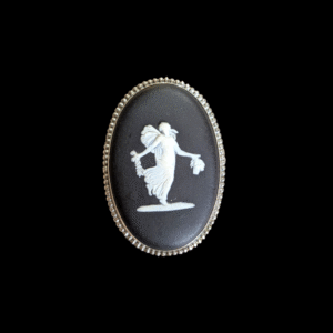 Vintage Sterling Silver 1970 Wedgewood Brooch