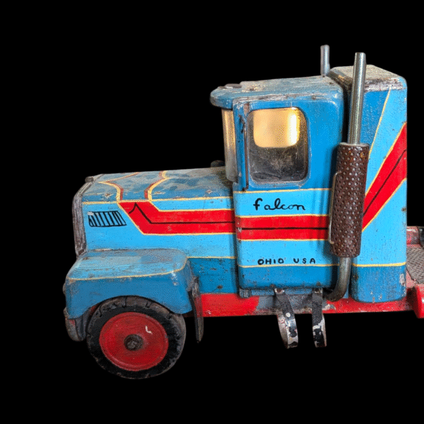 Huge Vintage Scratch-Built Falcon Flatbed Toy Truck – Ohio, USA - Image 3