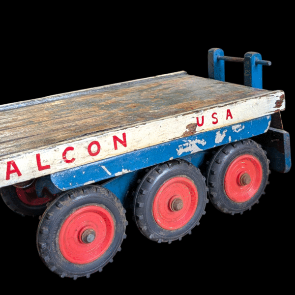 Huge Vintage Scratch-Built Falcon Flatbed Toy Truck – Ohio, USA - Image 4