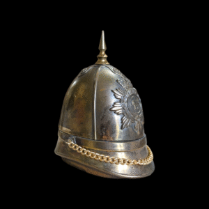 Vintage Brass Military Helmet Novelty Table Lighter – British Colonial Style