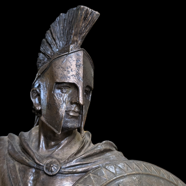 1/4 Scale Resin Sculpture of King Leonidas – Battle-Damaged Spartan Warrior - Image 3