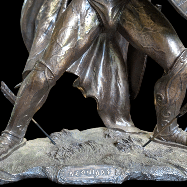 1/4 Scale Resin Sculpture of King Leonidas – Battle-Damaged Spartan Warrior - Image 4