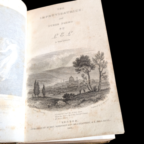 The Improvisatrice and Other Poems by L.E.L. – 1825 New Edition – Antique Gilt-Tooled Binding - Image 4