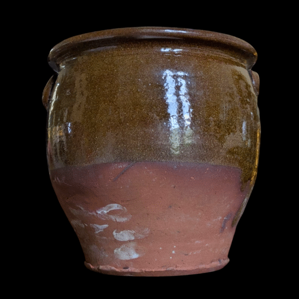 Large Glazed Terracotta Pot - Image 2