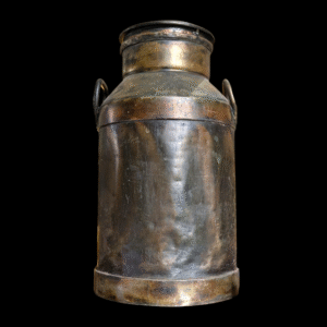 Large Copper Brass Vintage Milk Churn