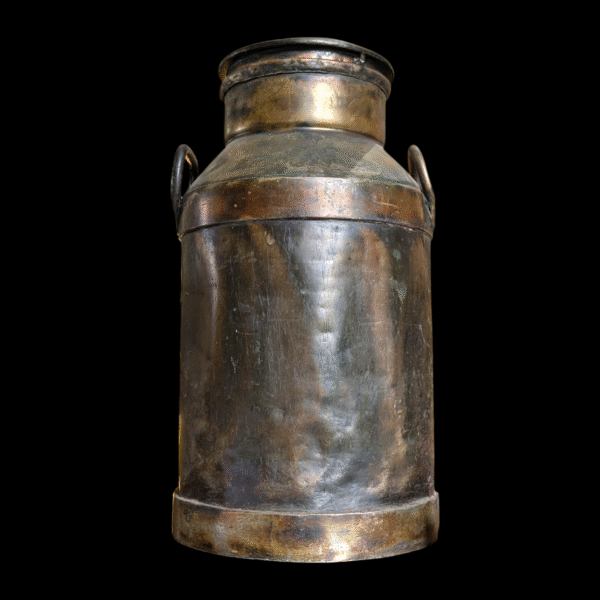 Large Copper Brass Vintage Milk Churn