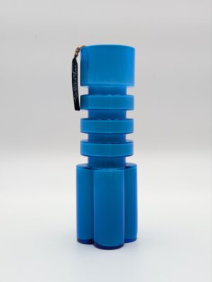Alsterfors “Rocket” Vase in Blue by Per Olof Ström