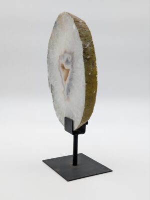 Large Natural Agate Slice on Stand