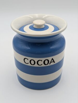 Early Cornishware Cocoa Jar and Lid – T.G. Green
