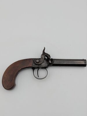 19th Century Percussion Cap Pistol with Octagonal Barrel