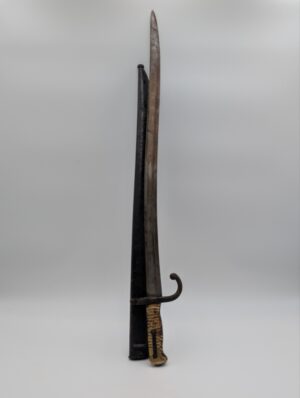 French Model 1866 Chassepot Sword Bayonet with Scabbard