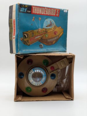 Vintage A.J.R “Thunderbird 5” Battery Operated Toy with Box c.1960s
