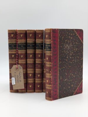 19th Century Théâtre de Molière – Seven Volume French Literary Set in Half Leather Bindings