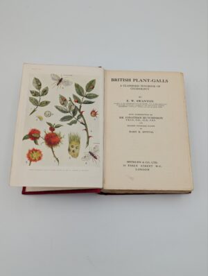 Early 20th Century British Plant-Galls by E.W. Swanton – Illustrated Natural History Volume with Colour Plates