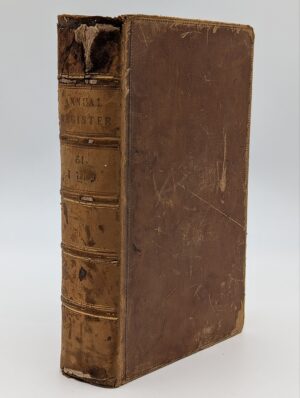 Early 19th Century The Annual Register – 1819 Volume, Full Leather Binding (Printed 1820)