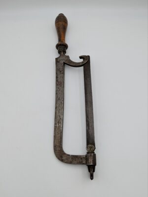 19th Century Surgical Amputation Saw with Wooden Handle