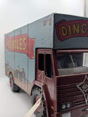 Large Vintage Dingles Wooden Delivery Truck Advertising Model