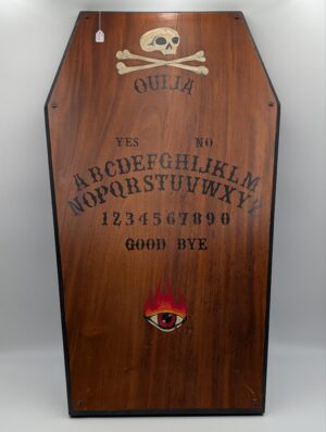 Large Memento Mori Coffin Form Ouija Board