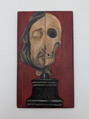 Georgian Memento Mori Oil Painting on Panel
