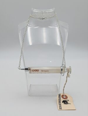 Vintage Medical Syringe Necklace – Interchangeable Glass Barrel Pendant