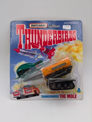Matchbox Thunderbirds “The Mole” Blister Pack – Vintage Carded Toy – Original Packaging