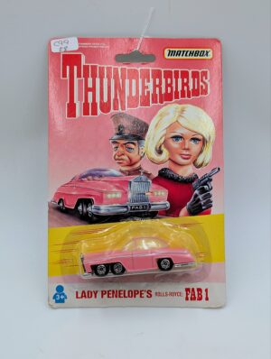 Matchbox Thunderbirds “FAB 1” – Lady Penelope’s Rolls-Royce – Vintage Carded Blister Pack