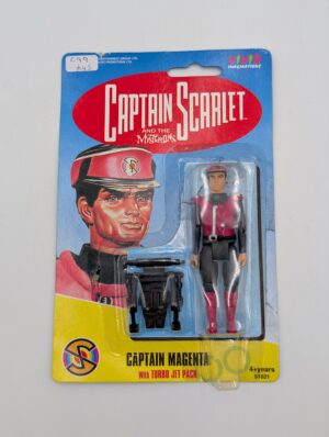 Captain Scarlet Captain Magenta Action Figure with Turbo Jet Pack – Vivid Imaginations Carded