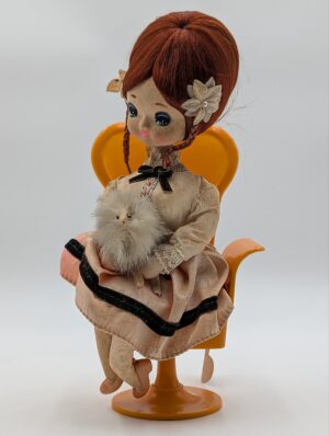 1960s Senpo Rotating Wind-Up Musical Doll – “Fly Me To The Moon”