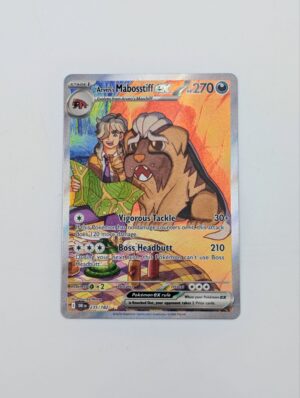 Arven’s Mabosstiff ex Pokémon Card – 235/182 Full Art