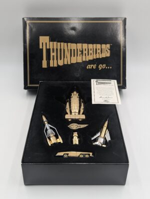 Thunderbirds Are Go Matchbox Collectibles Gold Plated Collector Set Limited Edition
