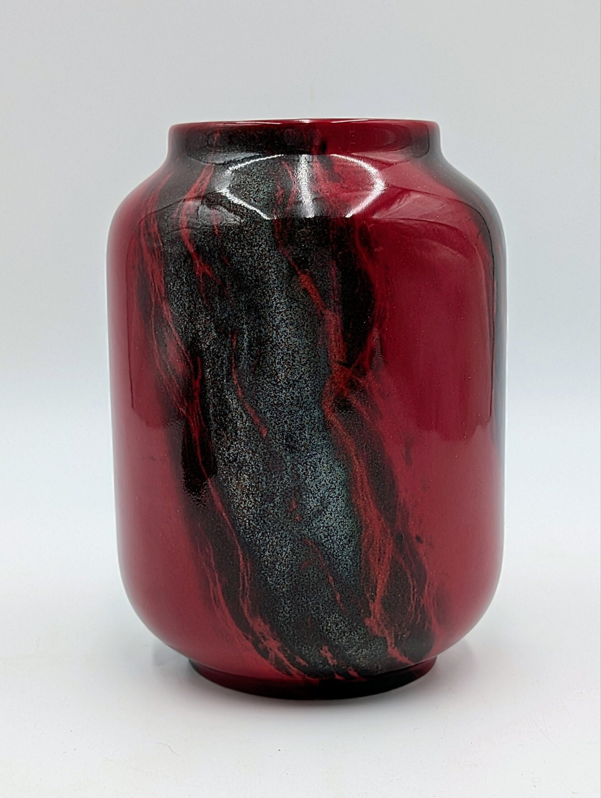 Royal Doulton Archives Burslem Artwares Flambé Vase “Oriental Sung” BA15 Limited Edition No. 55