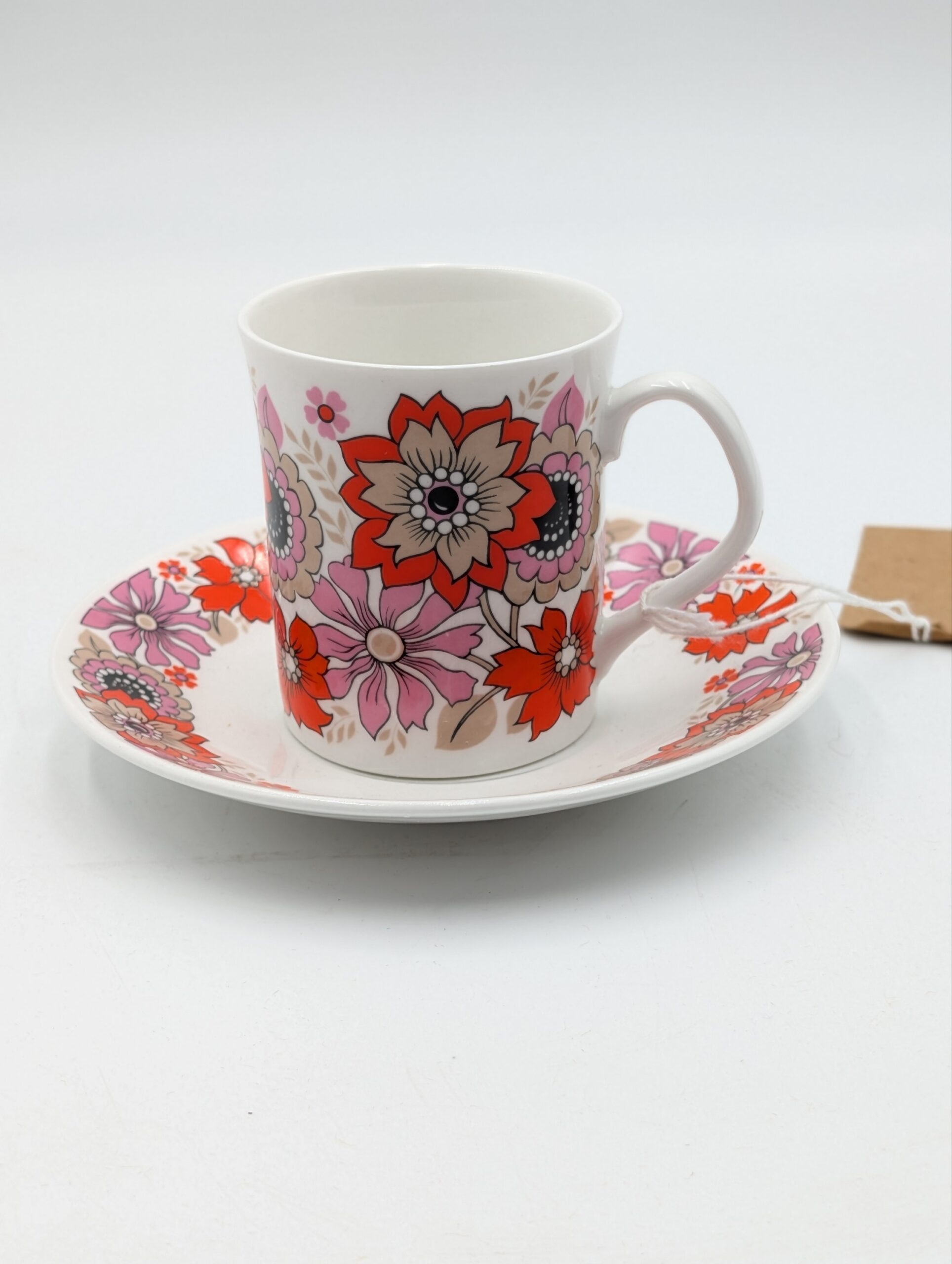 Vintage Elizabethan Bone China Tea Cup & Saucer – Chelsea Pattern – Retro Floral Tea Set (Colour Variations Available) - Image 3