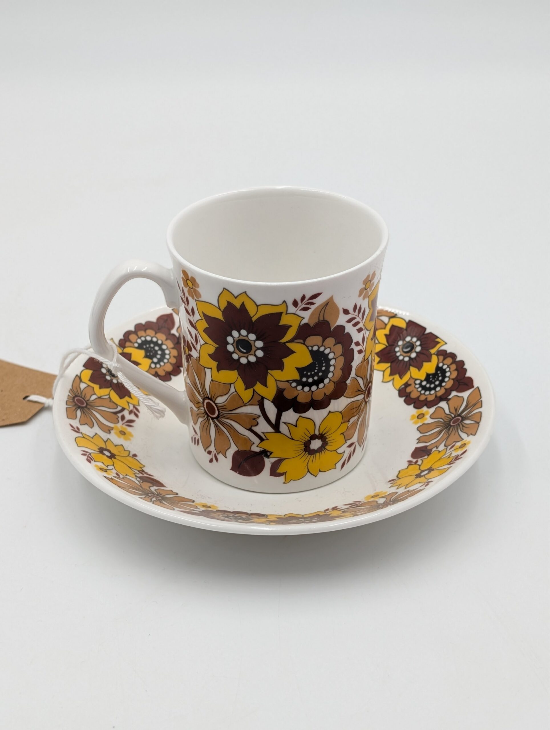 Vintage Elizabethan Bone China Tea Cup & Saucer – Chelsea Pattern – Retro Floral Tea Set (Colour Variations Available) - Image 4