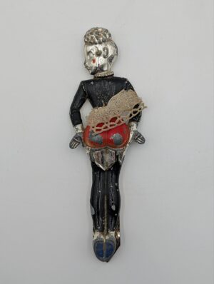 Vintage French Can-Can Lady Bottle Opener – Novelty Figural Barware