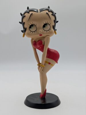 Betty Boop Resin Figurine by King Features Syndicate – Red Dress Display Figure