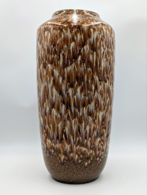 Scheurich West German Pottery Floor Vase 517-45 Fat Lava Era Ceramic Vase