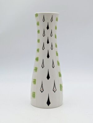 Radford Hand Painted Mid Century Ceramic Vase – Geometric Design, Stoke-on-Trent