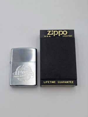 Zippo 60th Anniversary Commemorative Lighter 1932–1992 Model 250 526 With Original Box